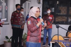 Ketua PMI Provinsi Lampung Tinjau Pelaksanaan Donor Darah di Markas PMI