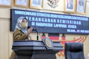 Wagub Chusnunia Ajak Jajaran Pemkab Lampung Utara Sinergi Tangani Kemiskinan