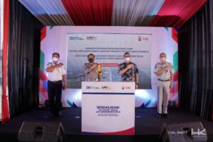 PT Hutama Karya Bersama Polda Lampung Launching ETLE dan Kampanye SETUJU