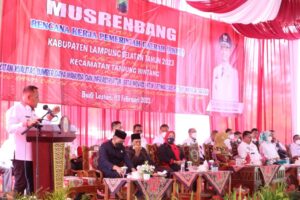 Pemkab Lampung Selatan Kucurkan Rp 30 Miliar Lebih Anggaran Pembangunan untuk Kecamatan Tanjung Bintang