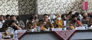 Rakor Antisipasi Penyebaran Covid-19 Gelombang III di Wilayah Lampung Selatan