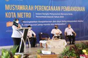 Wagub Chusnunia Buka Musrenbang Kota Metro Penyusunan RKPD Tahun 2023