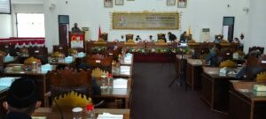 Rapat Paripurna Penyampaian Rekomendasi LKPJ Bupati Tubaba 2021