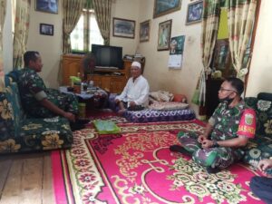 Jaga Silaturrahmi Komandan Kodim 0422/Lampung Barat Kunjungi Pondok Pesantren Miftahurrohmah