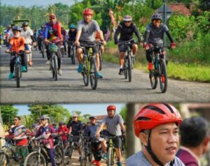 Gowes Lestari Momen Meriah HUT ke-13 Tubaba
