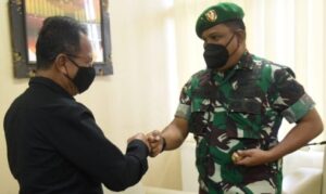 Ketua DPRD Lampung Mingrum Gumay Terima Kunjungan Silaturahmi Danrem 043/Gatam Brigjen TNI Ruslan Effendy