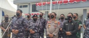 Mingrum Gumay Hadiri Peresmian Gedung Mako Lanal Lampung