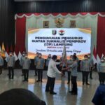 IJP Lampung Periode 2022-2025 Dikukuhkan dengan Tagline “Jurnalisme Berkualitas untuk Lampung Berjaya”