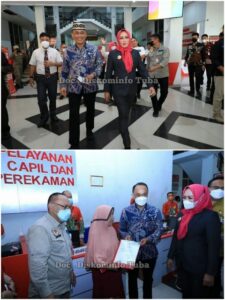 Bupati Winarti Terima Kunjungan Dirjen Dukcapil di MPP Kabupaten Tulangbawang
