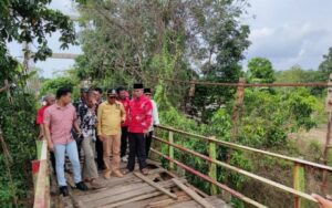 Ketua DPRD Lampung Sidak Jembatan di Way Pungubuan