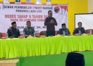 Ketua DPRD Lampung Reses Tahap II di Terusan Nyunyai