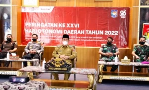 Puncak Peringatan ke-XXVI Hari Otonomi Daerah Tahun 2022 di Kabupaten Lampura