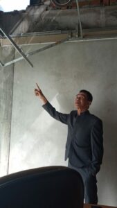 Ambruknya Plafon Gypsum Kantor Dinas Pertanian Tubaba Dipastikan Murni Musibah