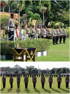 Kapolres Tulang Bawang Pimpin Sertijab Empat Kasat dan Satu Kapolsek