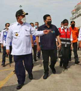 Gubernur Arinal Dampingi Tiga Menteri Tinjau Pelabuhan Panjang dan Bakauheni