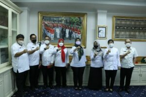 Wagub Chusnunia Menerima Audiensi Walikota Bandarlampung Jelang Anniversary APEKSI ke-22