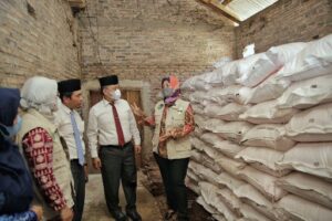 Wagub Chusnunia Tinjau Ketersediaan Pupuk Bersubsidi di Desa Bagelan