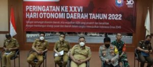 Bupati Lamsel Ikuti Puncak Peringatan Hari Otonomi Daerah ke XXVI tahun 2022