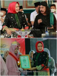 Bupati Winarti Hadiri Tabligh Akbar di Ponpes Nurul Ikhlas Banjar Margo