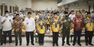 Wagub Chusnunia Lepas Calon Jamaah Haji Provinsi Lampung dari Gedung Madinatul Hujjaz