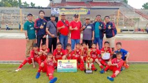 Pesepak Bola U12 Gunung Agung Tubaba Sukses Raih Juara di Kejuaraan Gubernur Lampung