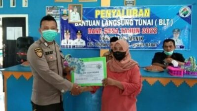 Pemerintahan Pekon Ulok Manik Salurkan BLT-DD Tahap Kedua, Tiga Bulan Sekaligus