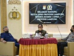 Jalin Sinergitas, DPRD Lampung Silaturrahmi ke Polda
