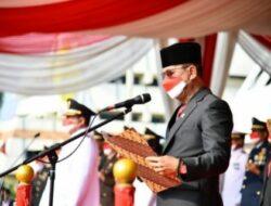 HUT RI ke 77, Mingrum Gumay Bacakan Teks Proklamasi