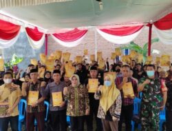 Aprilliati Sosialisasi Pembinaan IPWK Bersama Karang Taruna Desa Sukamaju