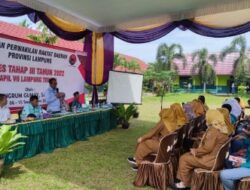 Mingrum Gumay Reses ke Dapil di Lampung Tengah