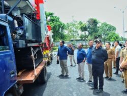 Gubernur Arinal Terima Kendaraan Combine Harvester dan Mobil Ambulan VIP dari PT. Bukit Asam