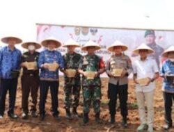 Launching Pembukaan Lahan Ketahanan Pangan Kodam II Sriwijaya di Lampung Utara