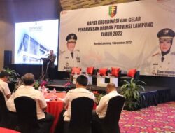 Wakili Gubernur, Sekdaprov Fahrizal Darminto Buka Rakorwasda Provinsi Lampung 2022