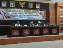 Pj Bupati Tubaba Beri Pengarahan Pejabat Eselon III