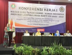 Bunda PAUD Provinsi Lampung Buka Konferensi Kerja Provinsi IGTKI
