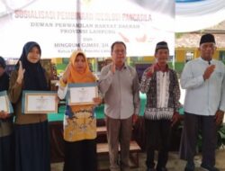 Ketua DPRD Mingrum Gumay Minta Pelajar Amalkan Nilai Luhur Pancasila