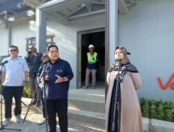 Wagub Lampung Dampingi Menteri BUMN RI Resmikan Masjid BSI Bakauheni
