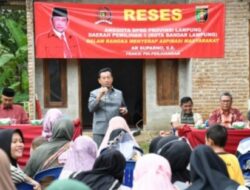 Anggota Komisi V DPRD Lampung Reses di Kelurahan Sumber Agung