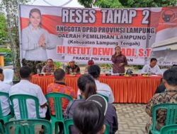 Dewi Nadi Serap Aspirasi Masyarakat di Rumbia Lampung Tengah