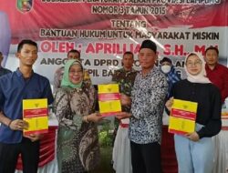 Aprilliati Sosialisasi Perda Bantuan Hukum Untuk Masyarakat Miskin