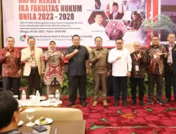 Hadiri Raker IKA-FH, Mingrum Sampaikan Rasa Bangga Jadi Bagian Kampus Unila