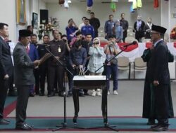Ketua DPRD Lampung Lantik M Junaidi Gantikan Raden Muhammad Ismail