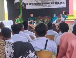 Anggota DPRD Lampung Noverisman Subing Sosialisasi Pembinaan Idiologi Pancasila di Sekampung