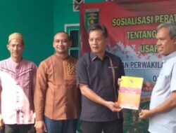 Syarif Hidayat Sosialisasi Perda Perlindungan UMKM