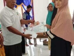 Pekon Asahan Way Sindi Salurkan BLT-DD Tahap Empat