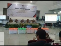 Pleno Rekapitulasi Suara Tingkat Kabupaten Kaur Resmi Dimulai