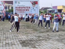 Cara Pj Bupati Pringsewu Mengawali Aktivitas Pasca Idul Fitri 2024