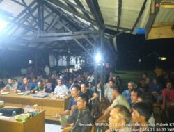 Dukung Laga Timnas Piala AFC U-23 Polres Kaur Adakan Nobar