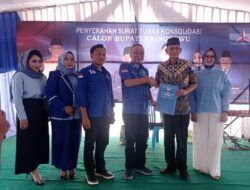 Cabup Pringsewu Adi Erlansyah Terima Surat Tugas DPP Demokrat
