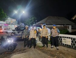 Wujudkan Harkamtibmas Kondusif, Kapolsek Sukaraja Pimpin Patroli KRYD